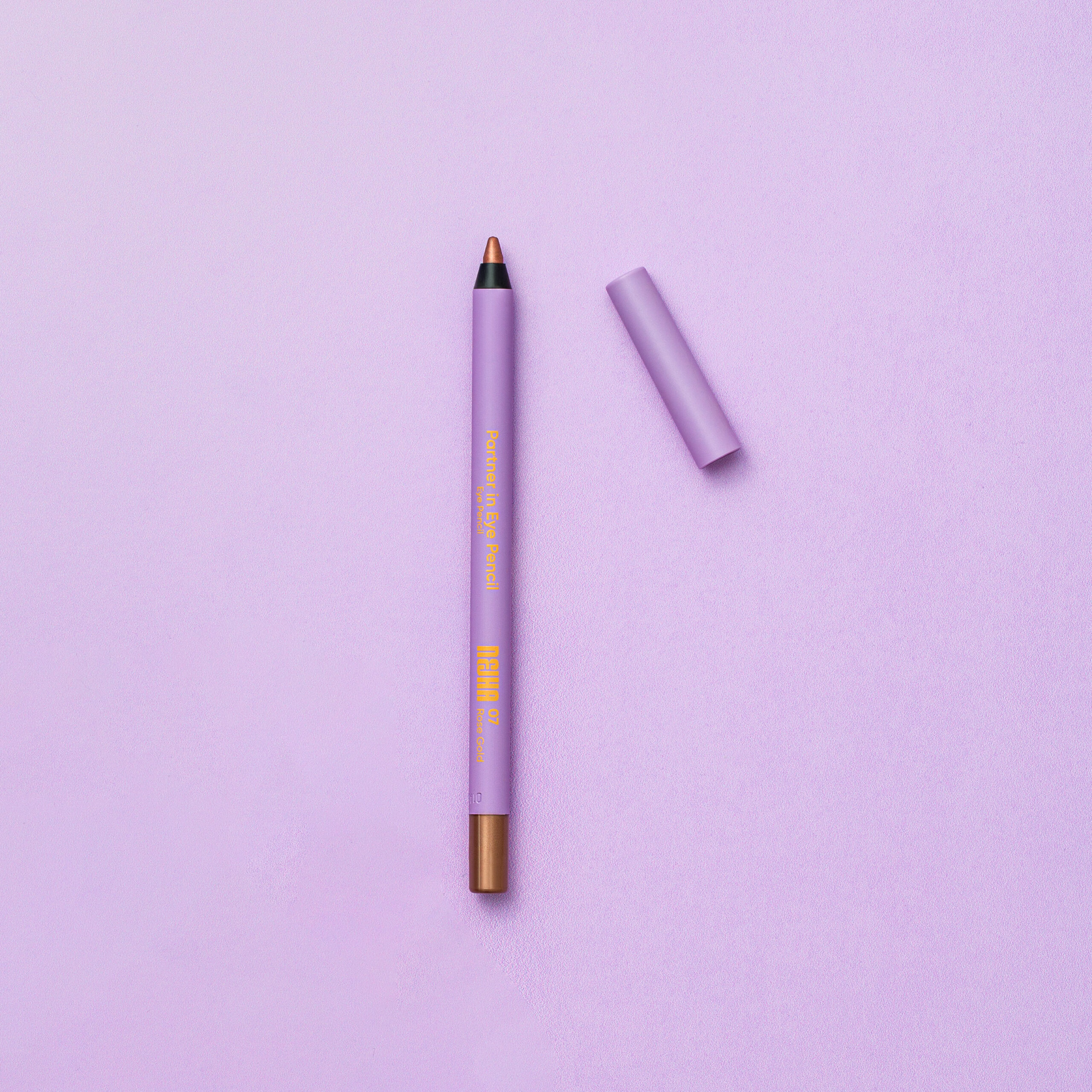 NEJHA - PARTNER IN EYE PENCIL MATITA OCCHI WATERPROOF , 07 Rose Gold